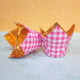 Pink Checks Tulip Cupcake Liners - 110