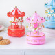 Merry Go Round Carousel Music Box Topper (Pink)