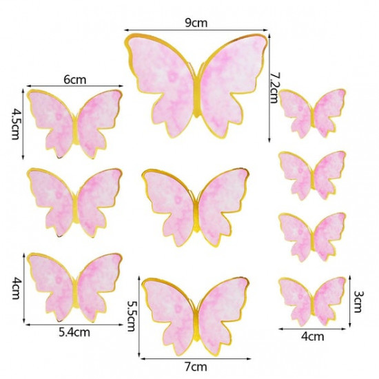 Purple Shaded Butterfly (10 Pieces) Purple Shaded Butterfly (10 Pieces)