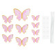 Pink Shaded Butterfly (10 Pieces) Pink Shaded Butterfly (10 Pieces)