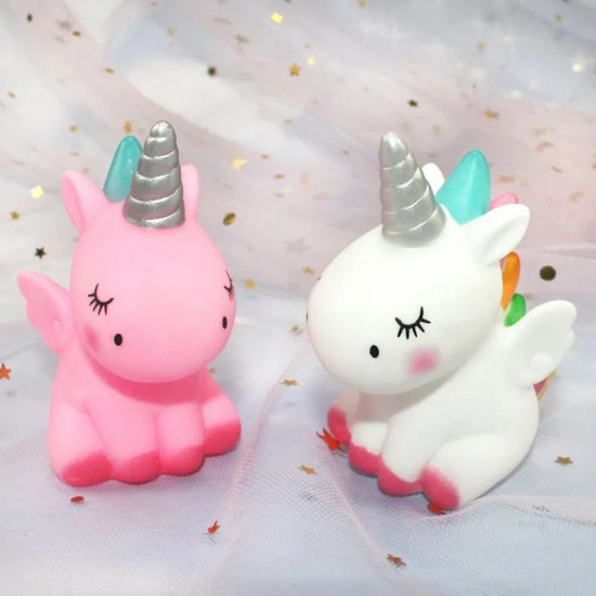 Pink Unicorn Toy Miniature Cake Topper 1 Piece