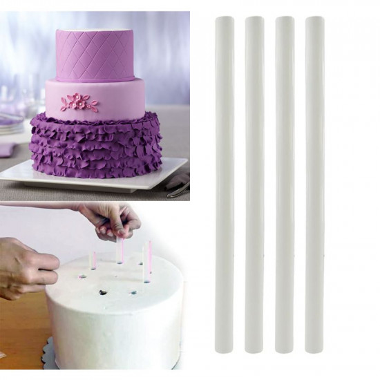 Cake dowels Cake decorating Stacking a wedding cake