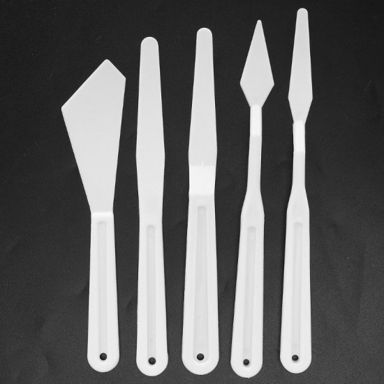 Plastic Palette Knife Set (5 Pieces) Plastic Palette Knife Set (5 Pieces)