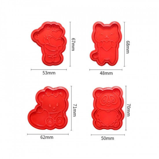 Plunger Cutter Set of 4 Pieces