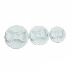 Bow Shape Plunger Cutter Set of 3 Pieces