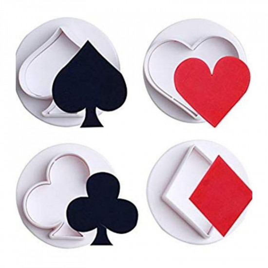 Playing Card Suits (Poker) Plunger Cutter Set