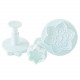 Floral Shape Plunger Cutter Set of 3 Pieces