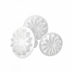 Flower Shape Plunger Cutter Set of 3 Pieces