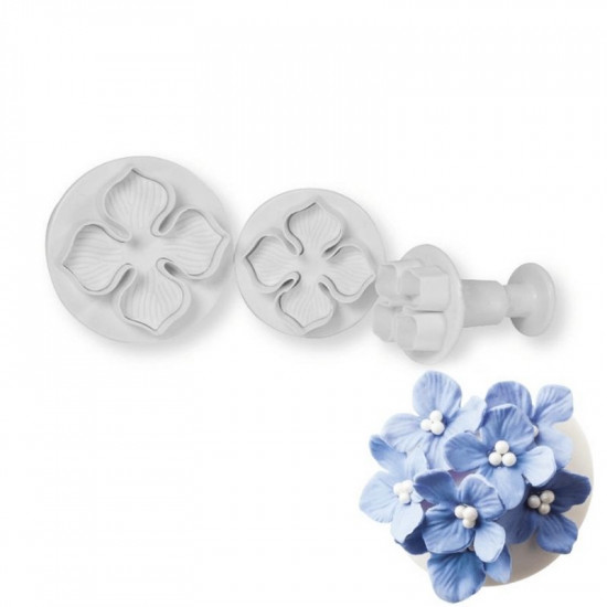 Hydrangea Plunger Cutter Set of 3 Pieces