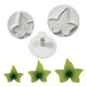 Ivy Leaf Shape Plunger Cutter Set of 3 Pieces