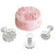 Primrose Shape Plunger Cutter Set of 3 Pieces