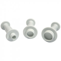 Round Shape Plunger Cutter Set of 3 Pieces