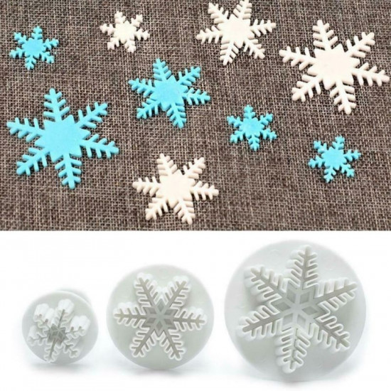 Snow Flakes Plunger Cutter