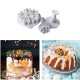 Special Snowflake Shape Plunger Cutter Set of 3 Pieces