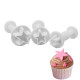 Star Shape Plunger Cutter Set of 3 Pieces