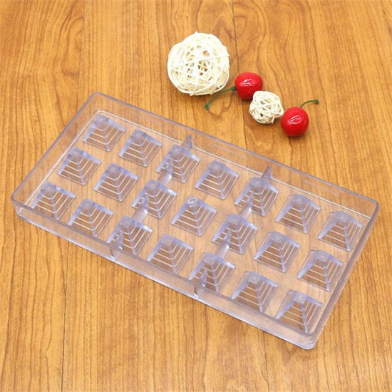 Pyramid Shape Polycarbonate Chocolate Mould