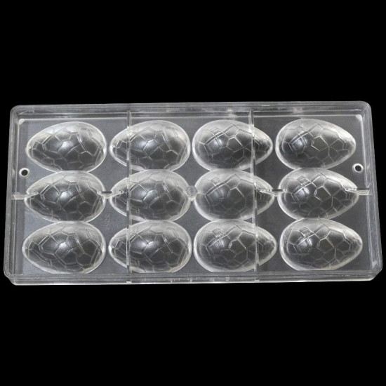 Easter Egg Shape Polycarbonate Chocolate Mould