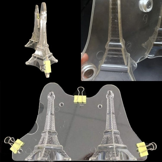 Eiffel Tower 3D Polycarbonate Chocolate Mould 