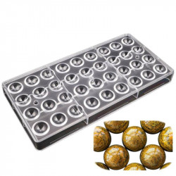 Half Sphere 36 Cavity Polycarbonate Chocolate Mould