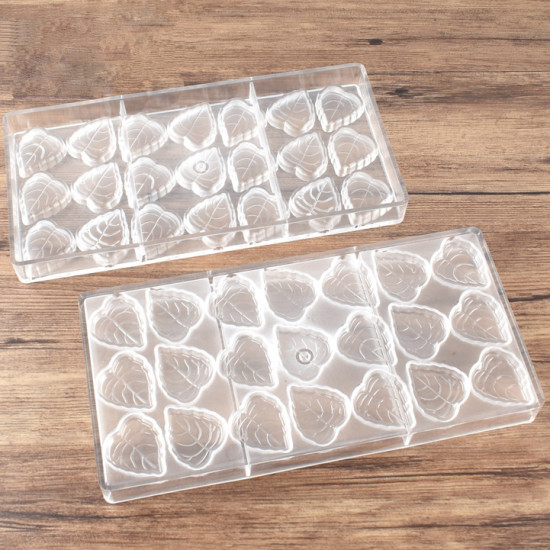 Leaf Shape Polycarbonate Chocolate Mould