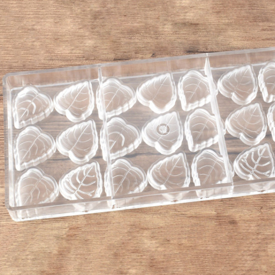 Leaf Shape Polycarbonate Chocolate Mould