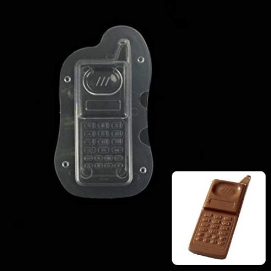 Mobile Shape 3D Polycarbonate Chocolate Mould