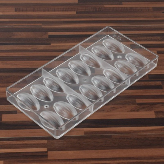 Olive Shape Polycarbonate Chocolate Mould