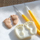 Baby Feet Pop It Mould Set of 2