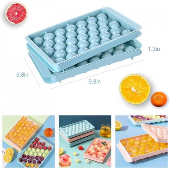 33 Cavity Round Ice Cube Mould