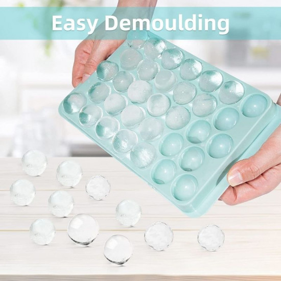 33 Cavity Round Ice Cube Mould