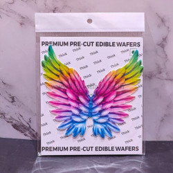 Rainbow Wing Theme Wafer T333 - Tastycrafts