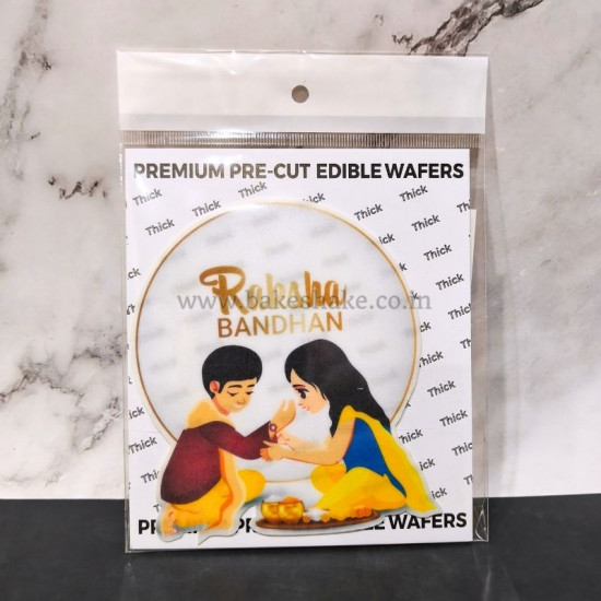 Raksha Bandhan Theme Wafer T193 - Tastycrafts