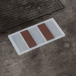 Silicone Chocolate Garnishing Mould - Rectangle