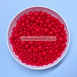 Red Pearl Sprinkle Mix Sizes - 24 (250g)