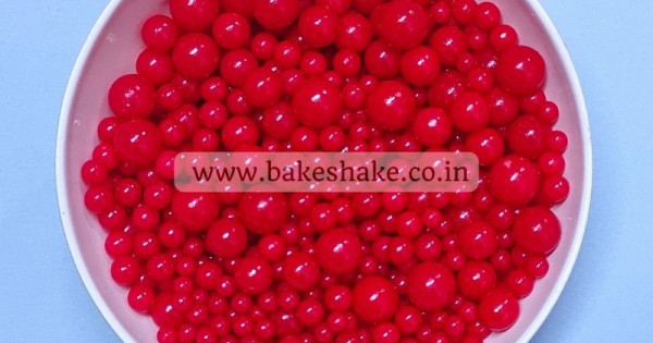 Springkle 250g Red Pearl Sprinkle Mix Sizes - 24 (250g)