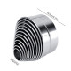 Rolled Edge Stainless Steel Heavy Round Shape Cookie Cutter (Set of 12) | Cylindrical Mould