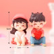 Romantic Couple Miniature Figurines (Style 16)