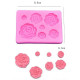 Roses 7 Cavity Fondant Mould