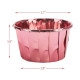 Rose Gold Aluminium Foil Baking Cups / Muffin Liners
