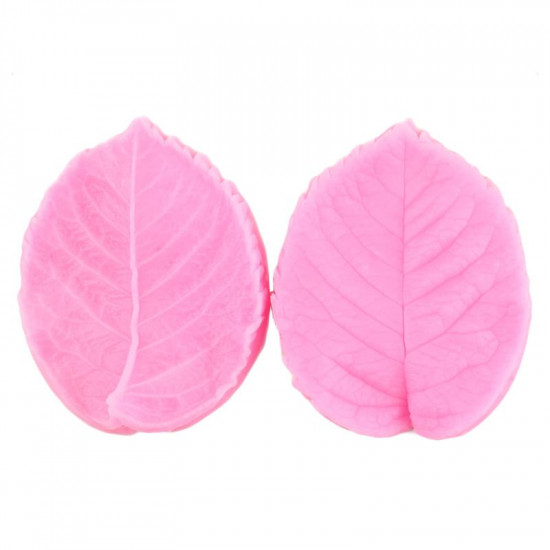 Rose Leaf Silicone Veiner Double Sided