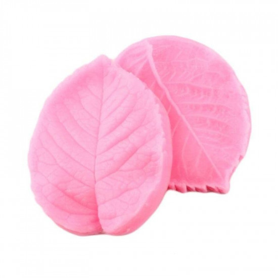 Rose Leaf Silicone Veiner Double Sided
