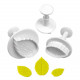 Rose Leaf Shape Plunger Cutter