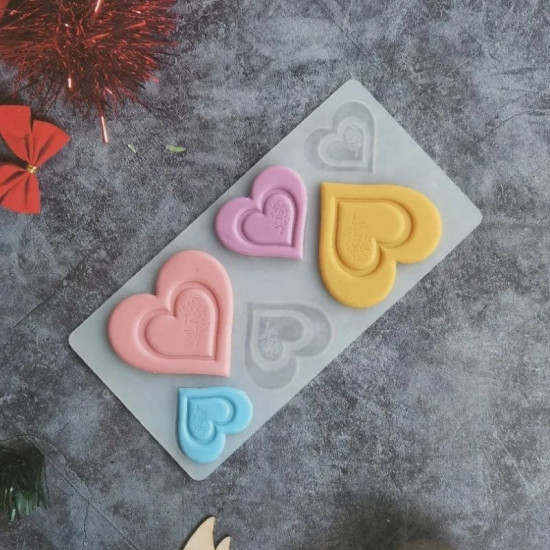 Silicone Chocolate Garnishing Mould - Rose Heart