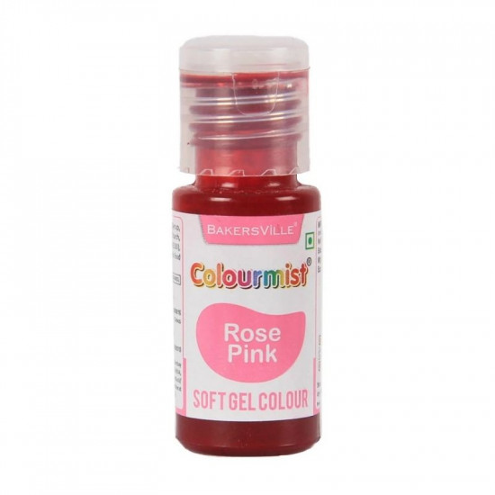 Rose Pink Soft Gel Colour - Colourmist (20 gm)