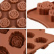 Rose Flower Shape (15 Cavity) Silicone Chocolate Mould Rose Flower Shape (15 Cavity) Silicone Chocolate Mould