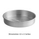 Round Aluminium Cake Mould (Dia 10 inch)