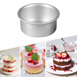 Round Aluminium Cake Mould (Dia 5 inch)