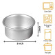 Round Aluminium Cake Mould (Dia 5 inch)