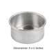 Round Aluminium Cake Mould (Diameter 5" x Height 3")