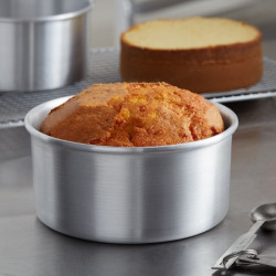 Round Aluminium Cake Mould (Diameter 6" x Height 3.5")